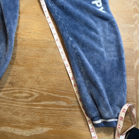 Peanuts Snoopy Sweatshirt & Pants XS ? Fleece Blue Set Soft! - Picture 9 of 11